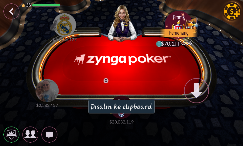 Zynga poker user's chip transfer limit